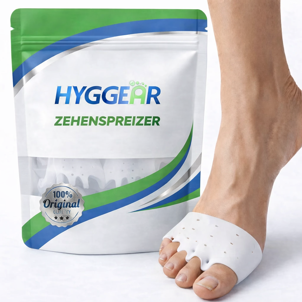 Hyggear Zehenspreizer – Korrigieren von Ballenzehen und Wiederherstellen der ursprünglichen Zehenform – Für Männer und Frauen – Zehenspreizer zur Korrektur von Ballenzehen 